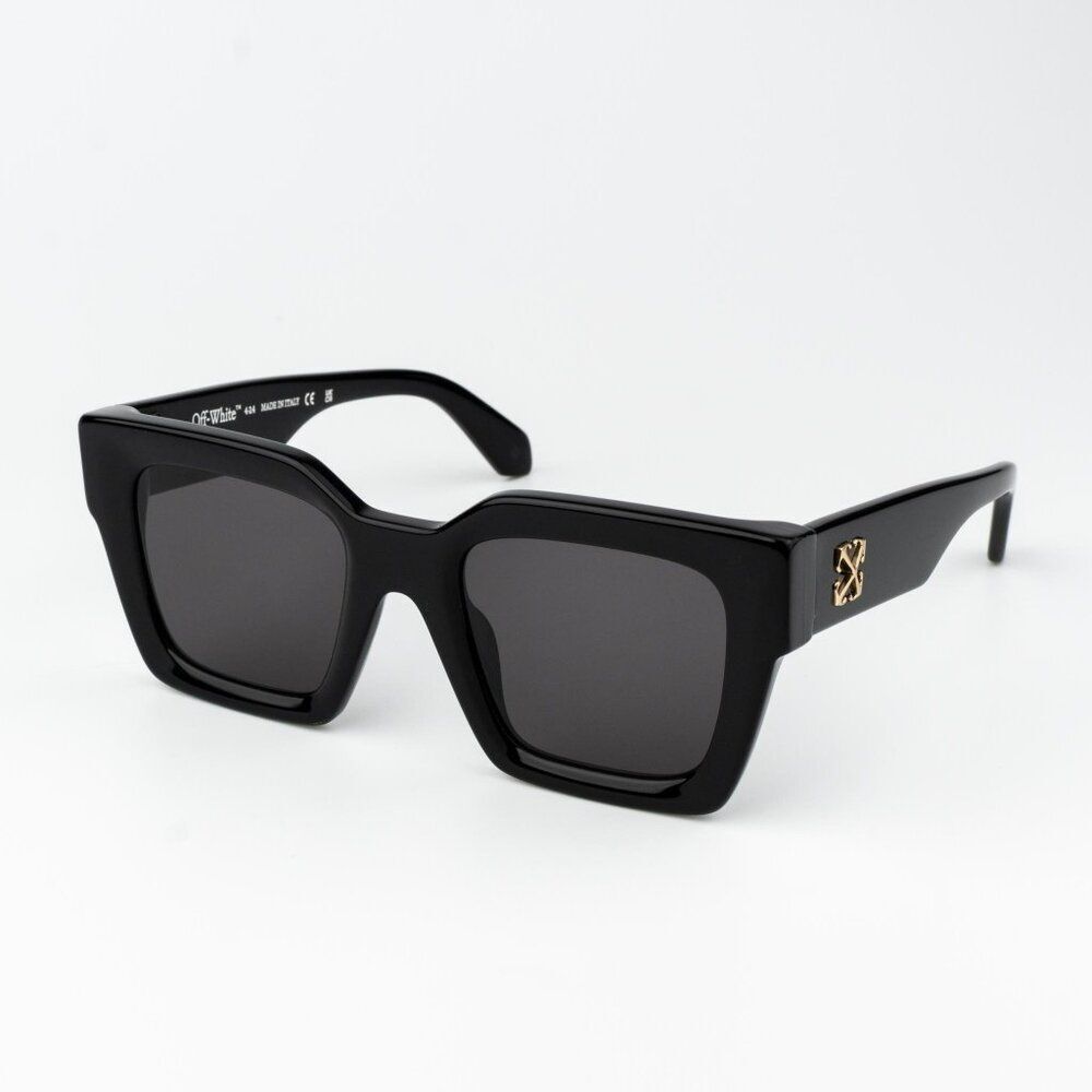 Off-White JACKSON Men Sunglasses Black Grey Square OERI13I JACKSON 1007